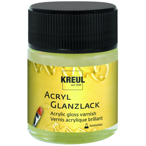 Kreul Acryl-Glanzlack auf Kunstharzbasis transparent 50 ml Künstlerfarben