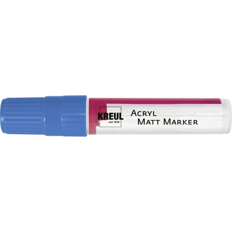 Kreul Acryl Matt Marker XXL blau Steine bemalen