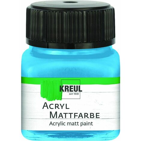 Kreul Acryl Mattfarbe himmelblau 20 ml Künstlerfarben