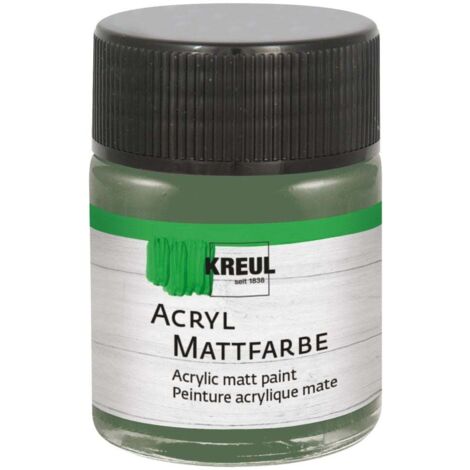 Kreul Acryl Mattfarbe russischgrün 50 ml Mattfarbe