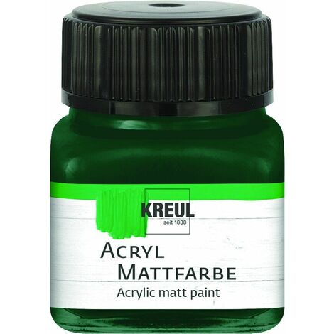 Kreul Acryl Mattfarbe tannengrün 20 ml Künstlerfarben