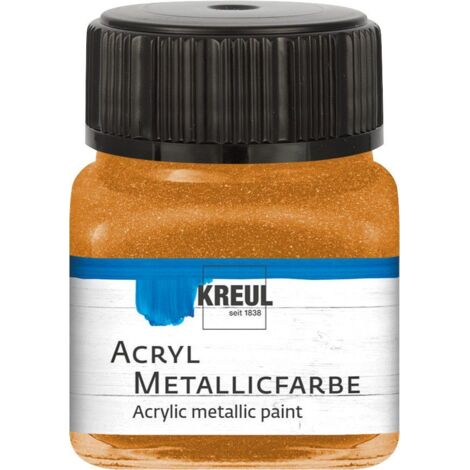 Kreul Acryl Metallicfarbe goldbronze 20 ml Metallicfarbe