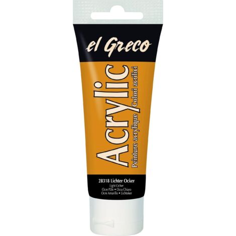Kreul el Greco Acrylic Tube lichter Ocker 75 ml Künstlerfarben