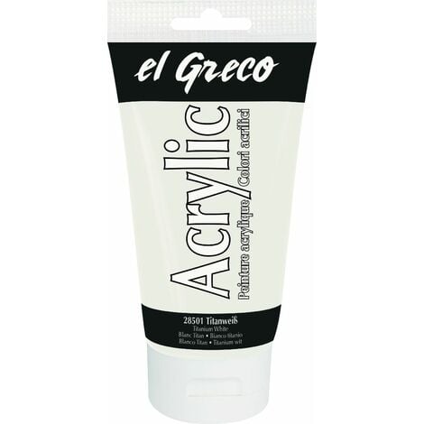 Kreul el Greco Acrylic Tube titanweiß 150 ml Künstlerfarben