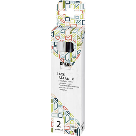 Kreul Lack Marker medium 2 Stifte Pinsel & Stifte