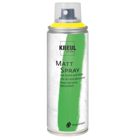 Kreul Matt Spray gelb 200 ml Künstlerfarben