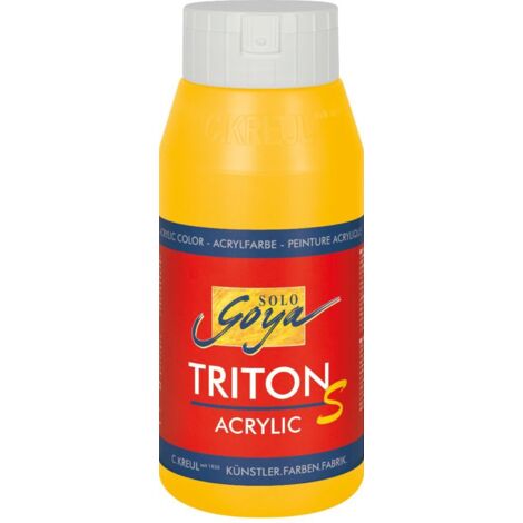 Kreul Solo Goya Acrylic Triton S maisgelb 750 ml Künstlerfarben