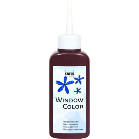 Kreul Window Color dunkelbraun 80 ml Bastelfarben
