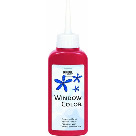 Kreul Window Color dunkelrot 80 ml Bastelfarben