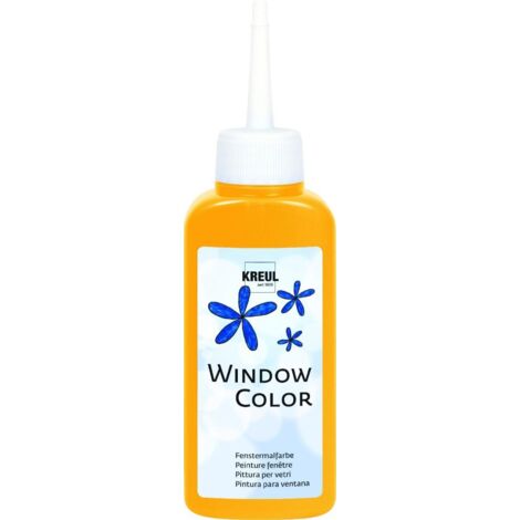 Kreul Window Color goldgelb 80 ml Bastelfarben