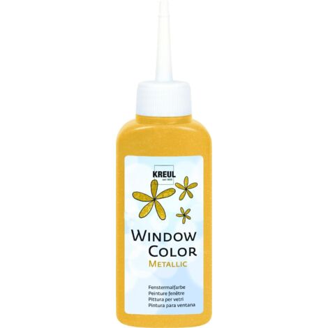 Kreul Window Color Metallic gold 80 ml Bastelfarben