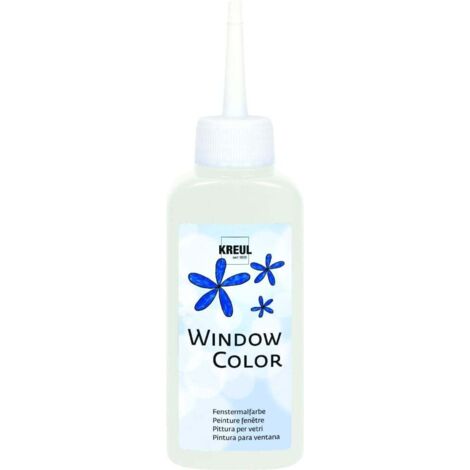 Kreul Window Color schneeweiß 80 ml Bastelfarben