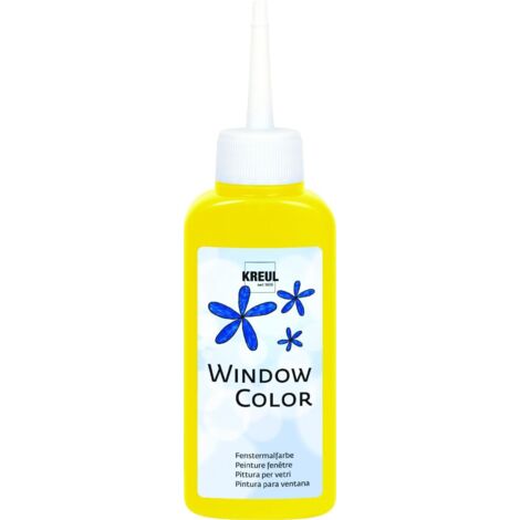 Kreul Window Color sonnengelb 80 ml Bastelfarben