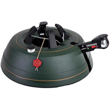 KRINNER 94235 Ultra Grip L Christbaumständer Weihnachtsbaumständer, Kunststoff, 37cm, Grün