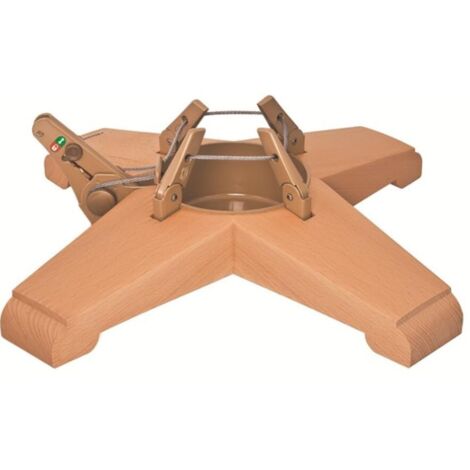 KRINNER® Weihnachtsbaum Christbaumständer Vario Tölz Massivholz Buche Design 47cm