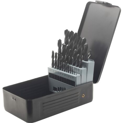 Krino 01016306 - HSS Set Punte Rullate Per Ferro - 25 Pezzi