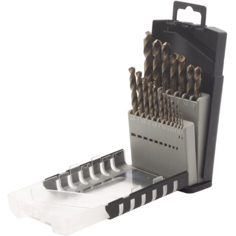 Krino 01155301 - Set Punte Rettificate In Cobalto Per Acciaio Inossidabile - 19 Pezzi