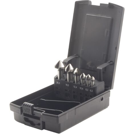 Krino 01270107 - Set Svasatori HSS Per Acciaio e Metalli - 6 Pezzi