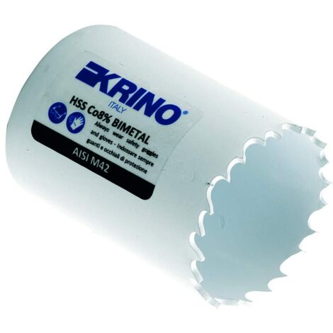 KRINO 2109003500 Seghe a Tazza M42 a Dentatura Variabile, Bianco, 35 mm
