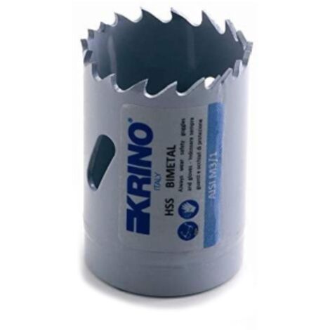 Krino scie cloche Bimet 25mm HSS M3 pour me'tal plastique bois profondeur 30mm sans axe