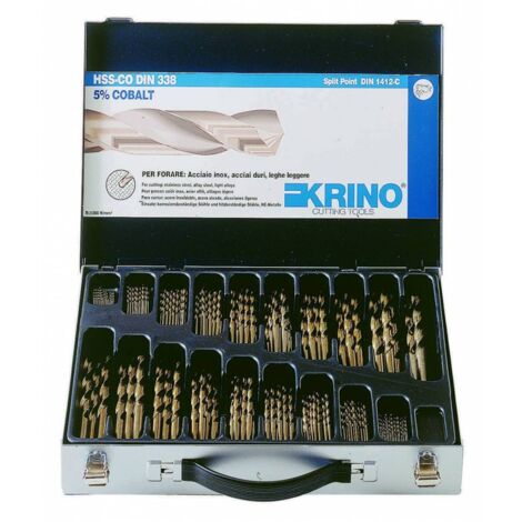 Krino Toolbox 116 trA pans cobalt 5% kit de forage sA rie courte