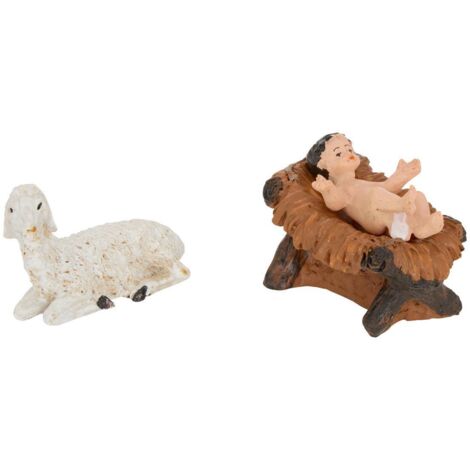 Krippenfigur für Weihnachtskrippe H.20cm Harz sortiert -