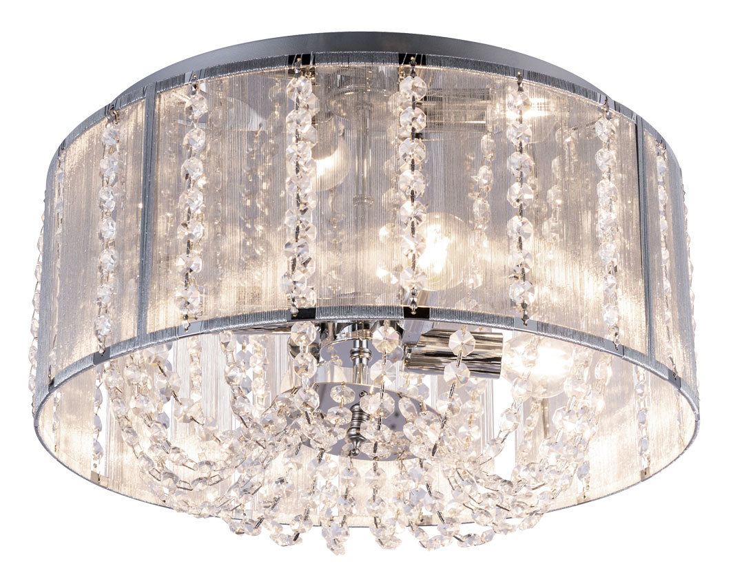 Globo - Design Decken Lampe Wohn Schlaf Zimmer Beleuchtung Kristall Strahler Chrom Leuchte 15091D