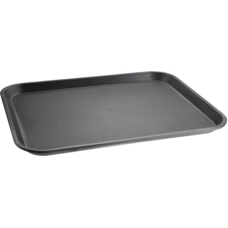 Kristallon vassoio antiscivolo nero 25 x 458 x 356 MM piatto da portata caffetteria ristorante