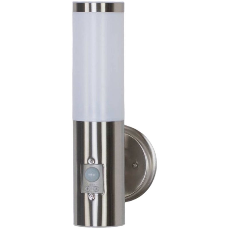 Lindby - Outdoor Wall Light 'Kristof' made of Stainless Steel