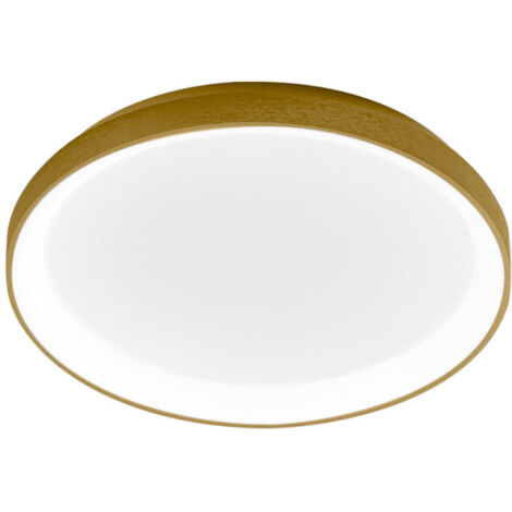 KRIZIA P/M PLAFONIERA LED 3000K 3200LM 38W DIMMERABILE D.48CM IN ALLUMINIO ORO