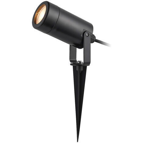KROBIA,OUTD.SPOT,GU10 MAX 4W,BLACK,IP65