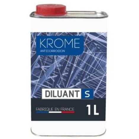 Krome Diluant S - Nettoyage et Dilution des Peintures - 1L  Conditionnement: 1L