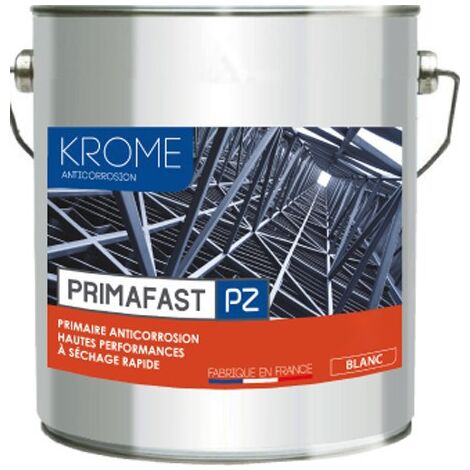 Krome Primafast PZ Primaire anticorrosion - Intérieur et Extérieur  Conditionnement: 1L - Couleur: BLANC