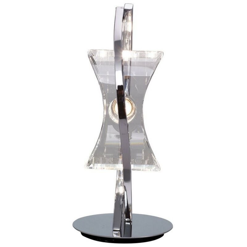 Inspired Mantra - Kromo - Table Lamp 1 Light G9 Looped Frame, Polished Chrome