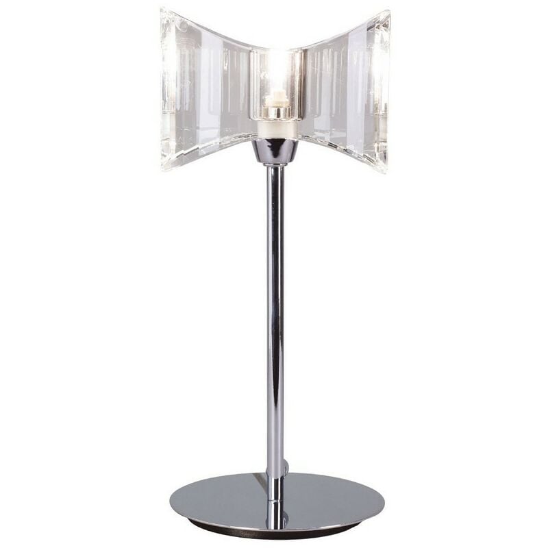 Inspired Mantra - Kromo - Table Lamp 1 Light G9 Sraight Frame, Polished Chrome