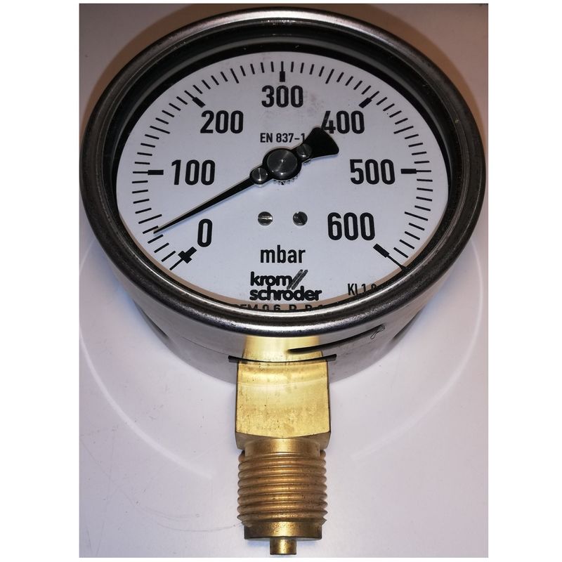 Kromschroder 03200156 Manometer rfm 0,6 - max. 600mbar - white