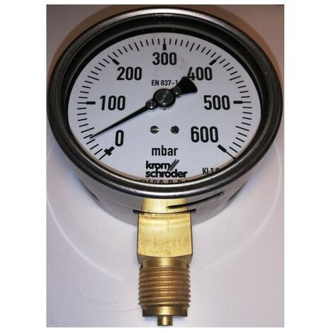 Kromschroder 03200156 Manomètre à tuyau élastique RFM 0,6 - max. 600mbar