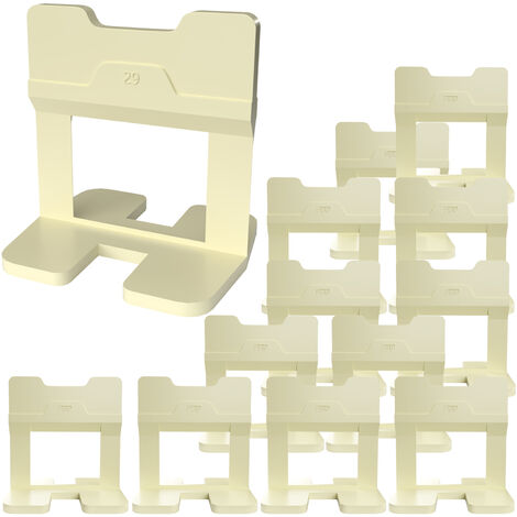Kronen Hansa Lot de 200 languettes pour système de nivellement (aide à la pose et entretoises pour carrelage d'une épaisseur de 3 à 12 mm, largeur de joint 1 mm)