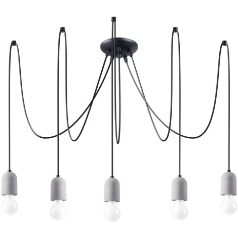 Kronleuchter Neso   5xE27 Neutralweiß 100cm Sollux