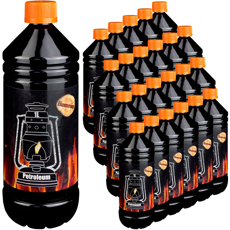 Kérosène Petrole pour chauffage au kérosène poêle à lampe à lampes à foyer chauffage nettoyant 24 litres Flameup