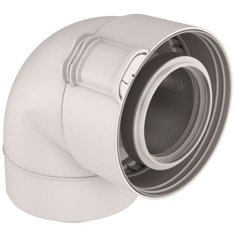 UBBINK Krümmer ROLUX CONDENSATION Ã˜60/100MM PPTL/PP 87Â° Sekurit