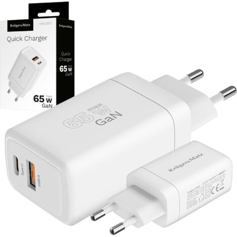 Kruger&Matz 65W GaN Power Delivery Schnellladegerät