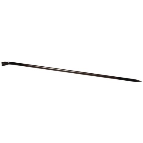 KRUMPHOLZ Brechstange Länge 1250 mm Breite 50 mmmit gebogener Klaue + Spitze schwarz lackiert