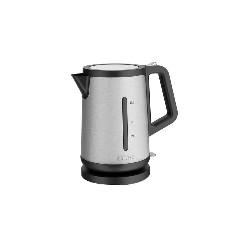 Krups - BW442D bouilloire 1,7 l 2400 w Noir, Acier inoxydable