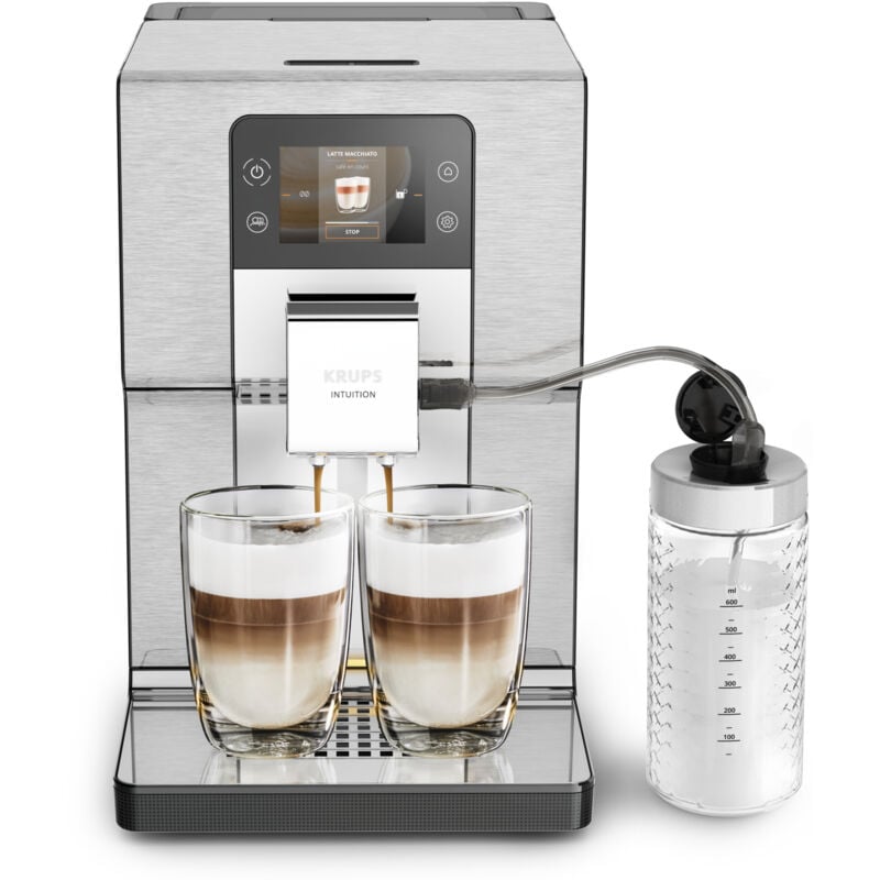 Krups - Intuition Experience+ EA877D Machine à café combinée entièrement automatique de 3 litres