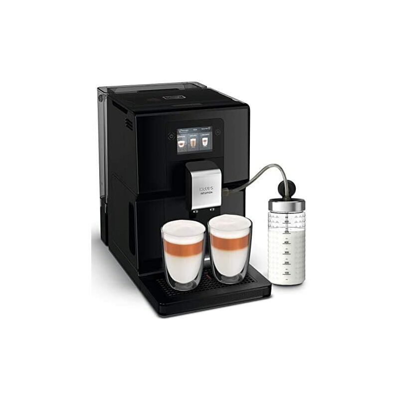 Image of Krups - Intuition Preference EA8738 macchina da caffè superautomatica, touch screen a colori, macchina da caffè con indicatori luminosi, 11 bevande