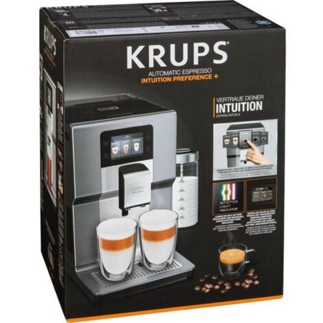 Krups Intuition Preference+ Kaffeemaschine grau 3 Liter