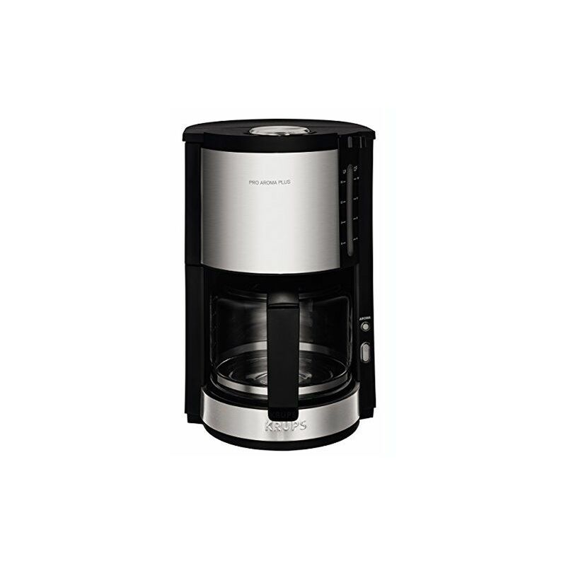 Image of KM321010 Pro Aroma Plus Caffettiera elettrica con filtro, 1,25 l o 15 tazze, Macchina da caffè, Nera e acciaio inossidabile - Krups