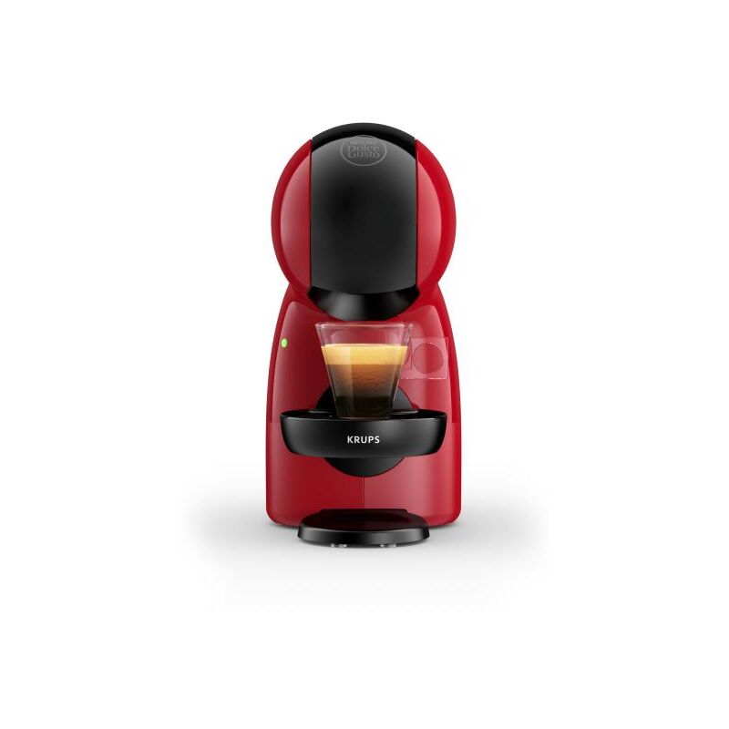 Krups Dolce Gusto - Krups Nescafé Dolce Gusto - Macchina da caffè a cialde Piccolo xs, rosso, macchina da caffè ultracompatta, multibevande,