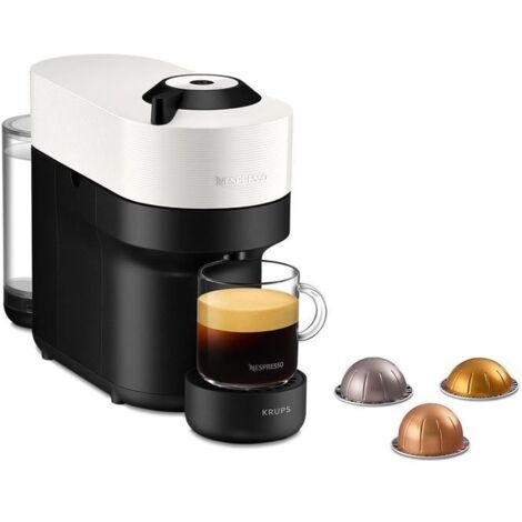 Krups Nespresso Vertuo Pop nero bianco macchina da caffè automatica